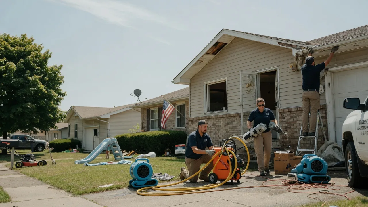 Water Damage Restoration in Little York, IL near me